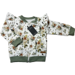 Bluza bawełniana dziewczęca w kwiaty STAR KIDS